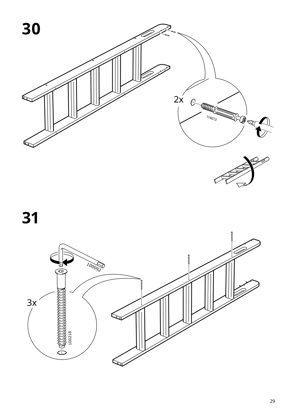 Assembly instructions for IKEA Smastad loft bed frame desk and storage white | Page 29 - IKEA SMÅSTAD loft bed 094.374.36