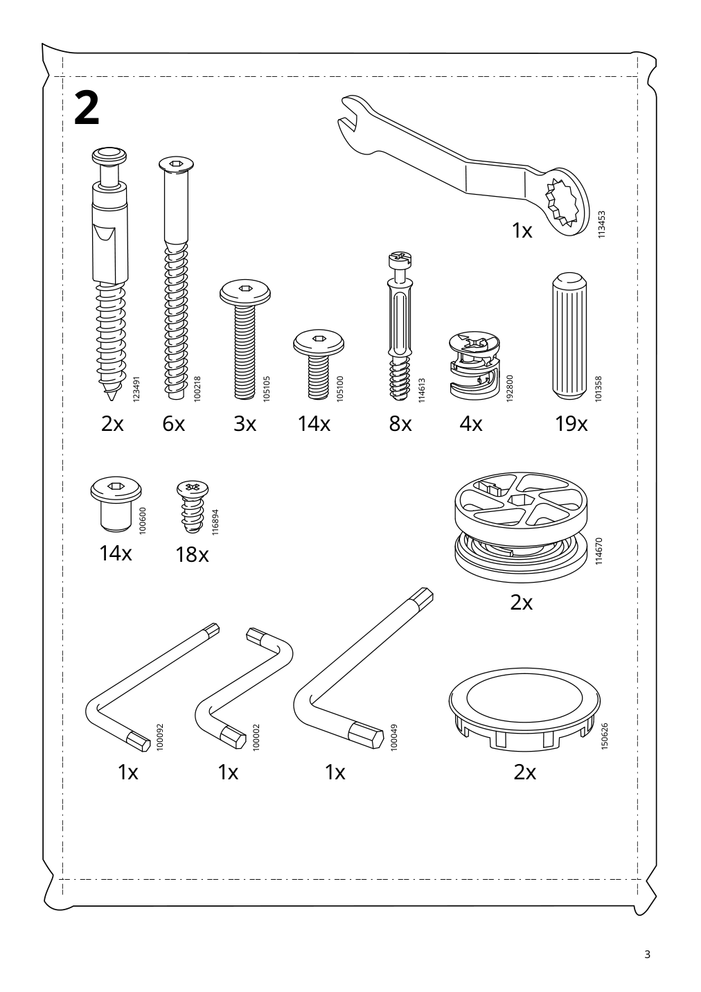 Assembly instructions for IKEA Smastad loft bed frame desk and storage white | Page 3 - IKEA SMÅSTAD loft bed 794.374.52