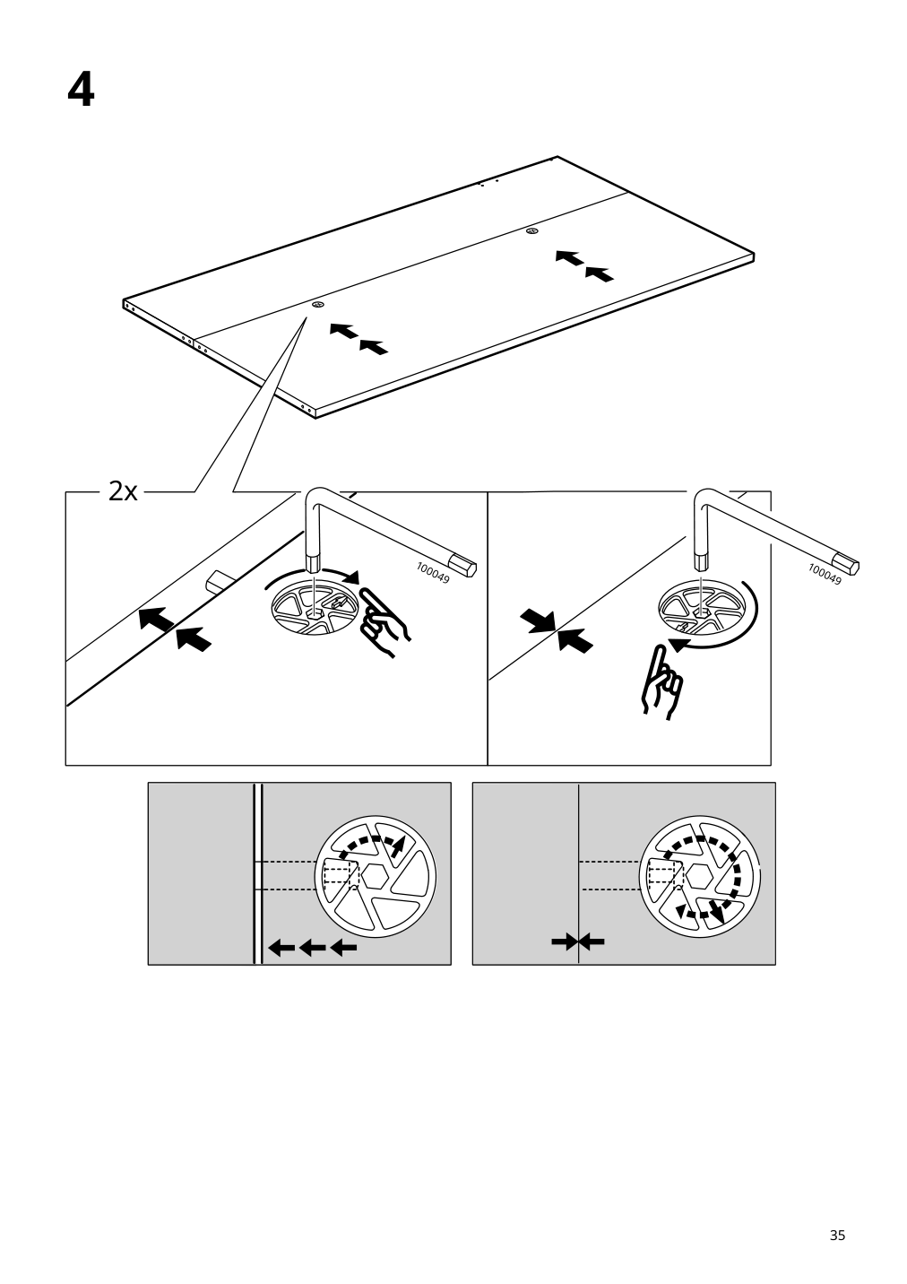 Assembly instructions for IKEA Smastad loft bed frame desk and storage white | Page 35 - IKEA SMÅSTAD loft bed 794.374.52