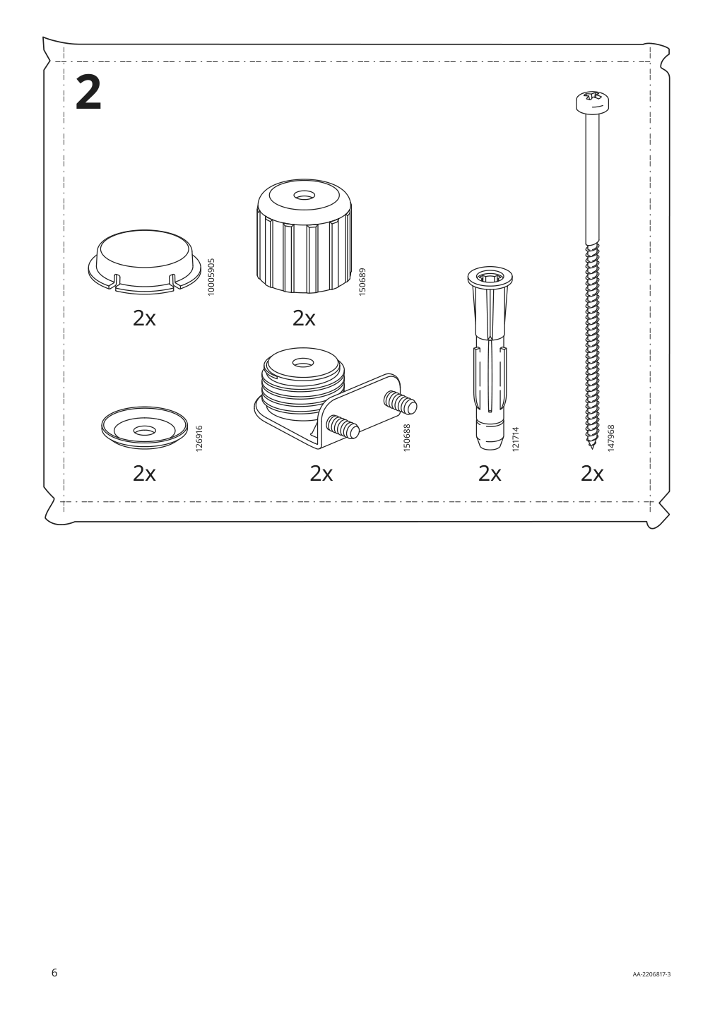 Assembly instructions for IKEA Smastad pull out storage unit white | Page 6 - IKEA SMÅSTAD pull-out storage unit 804.369.65