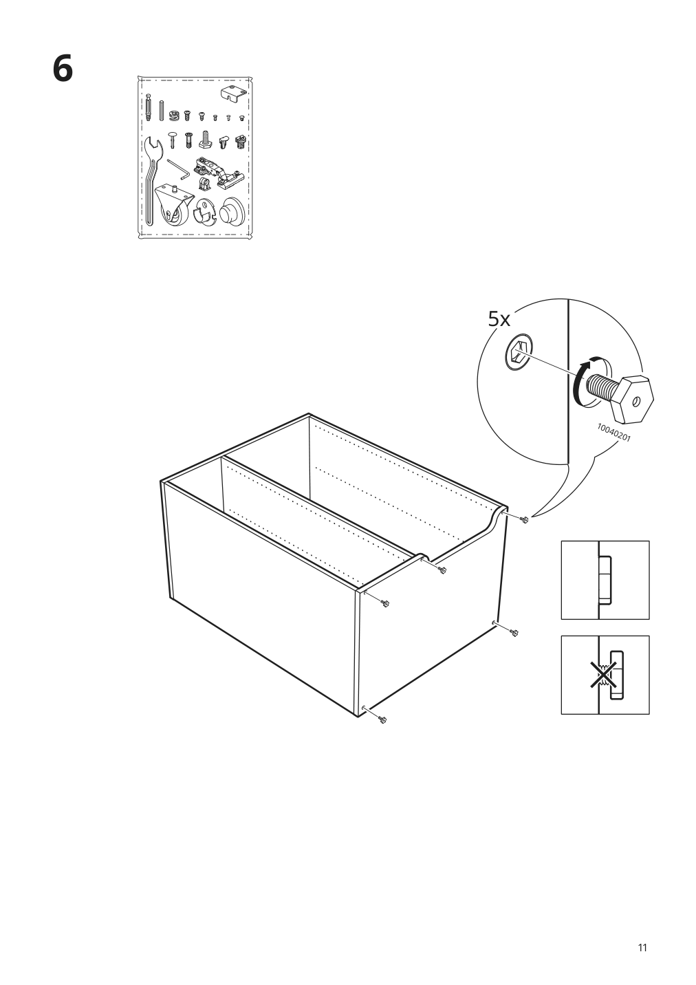 Assembly instructions for IKEA Smastad pull out storage unit white | Page 11 - IKEA SMÅSTAD wardrobe with pull-out unit 193.884.16