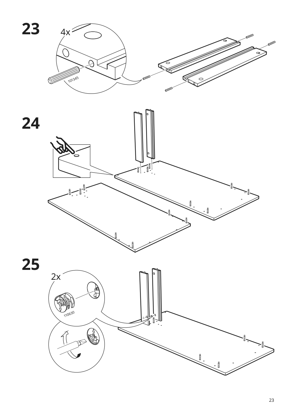 Assembly instructions for IKEA Smastad pull out storage unit white | Page 23 - IKEA SMÅSTAD wardrobe with pull-out unit 193.884.16