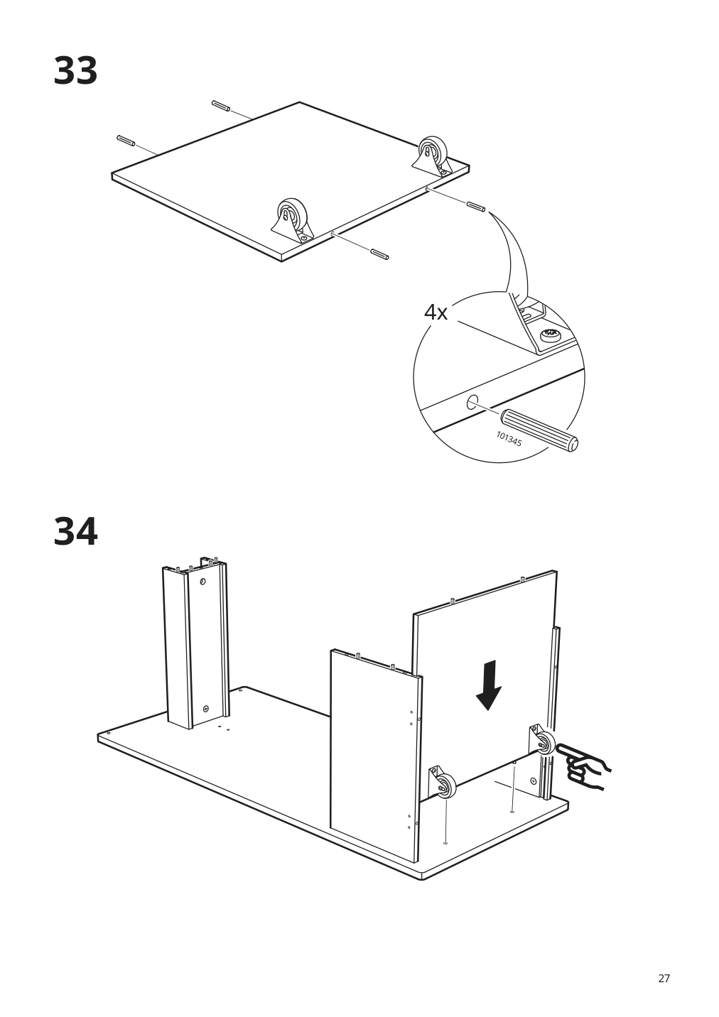 Assembly instructions for IKEA Smastad pull out storage unit white | Page 27 - IKEA SMÅSTAD wardrobe with pull-out unit 193.884.16