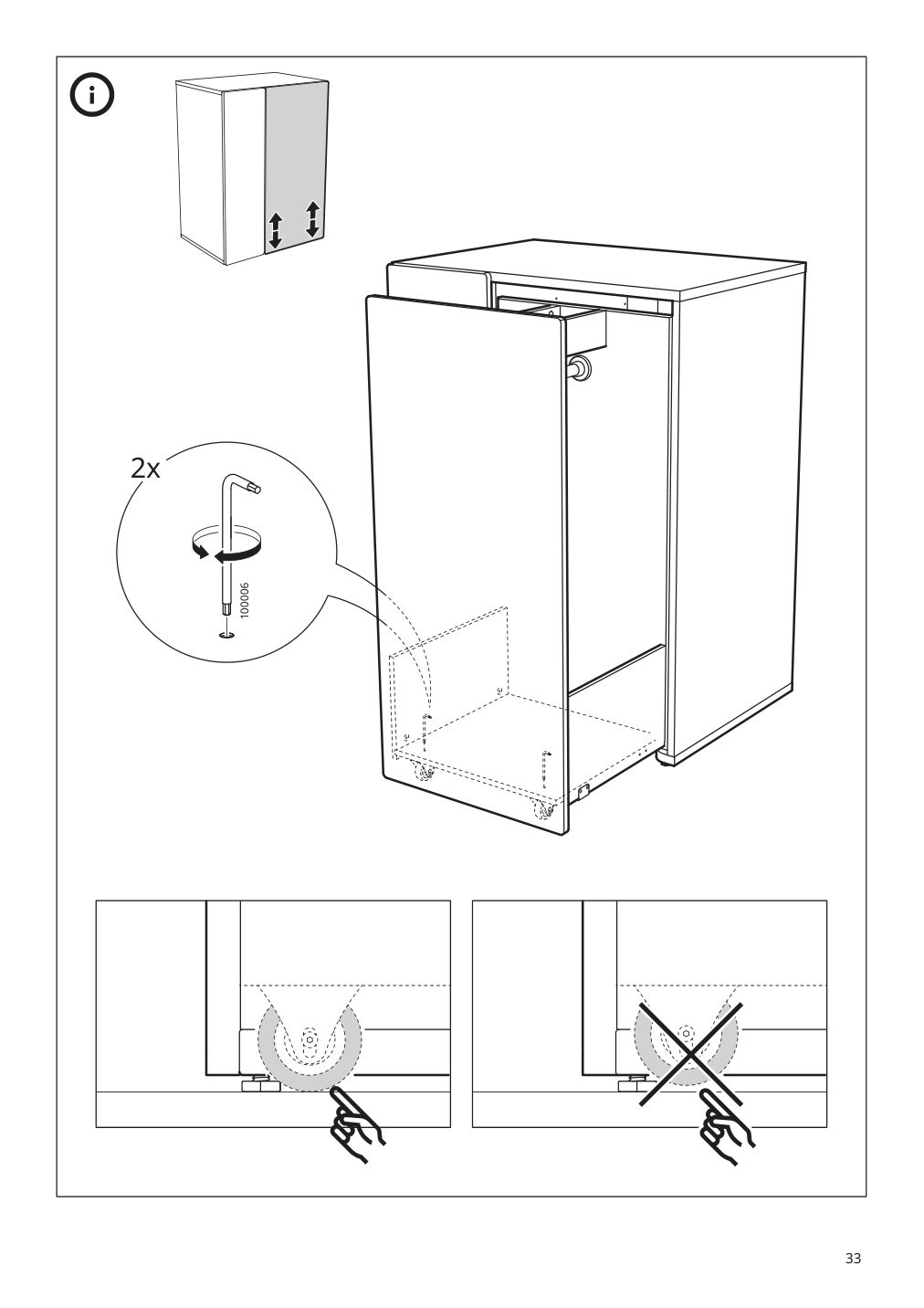 Assembly instructions for IKEA Smastad pull out storage unit white | Page 33 - IKEA SMÅSTAD wardrobe with pull-out unit 193.884.16