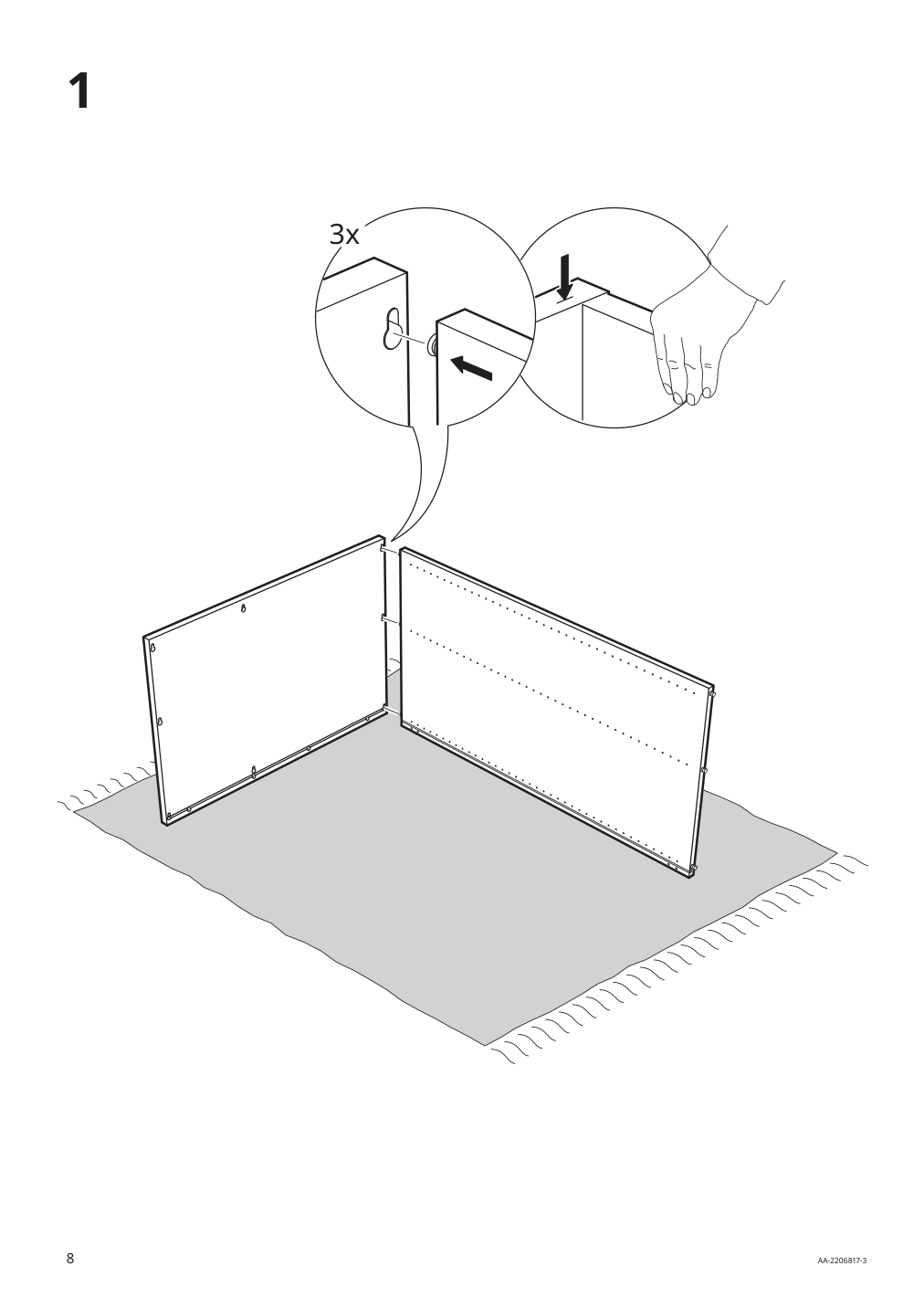 Assembly instructions for IKEA Smastad pull out storage unit white | Page 8 - IKEA SMÅSTAD wardrobe with pull-out unit 193.884.16