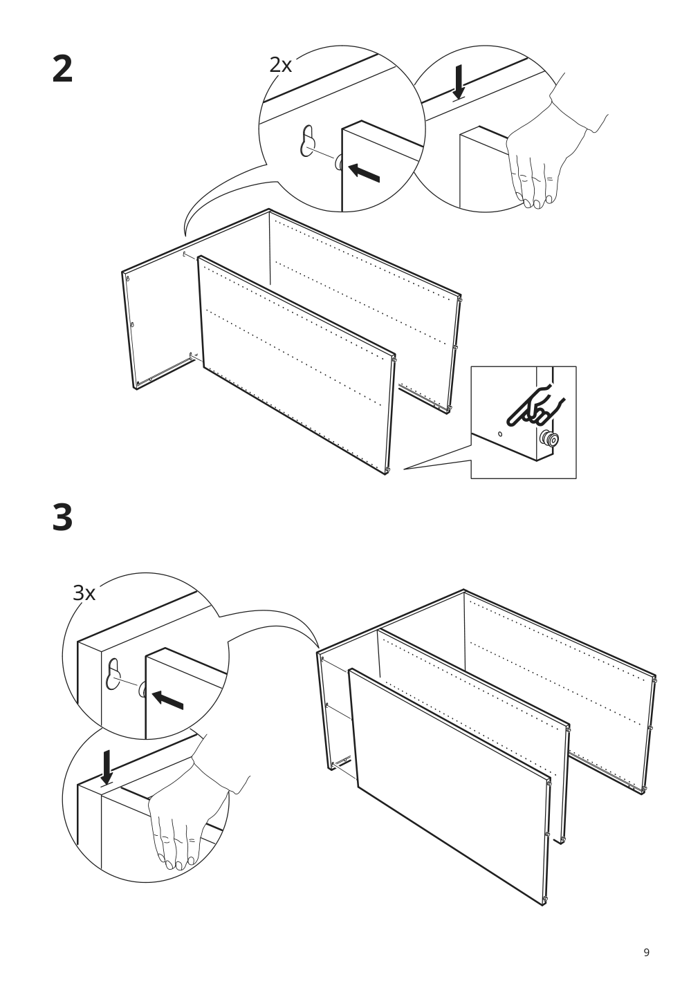 Assembly instructions for IKEA Smastad pull out storage unit white | Page 9 - IKEA SMÅSTAD wardrobe with pull-out unit 193.884.16