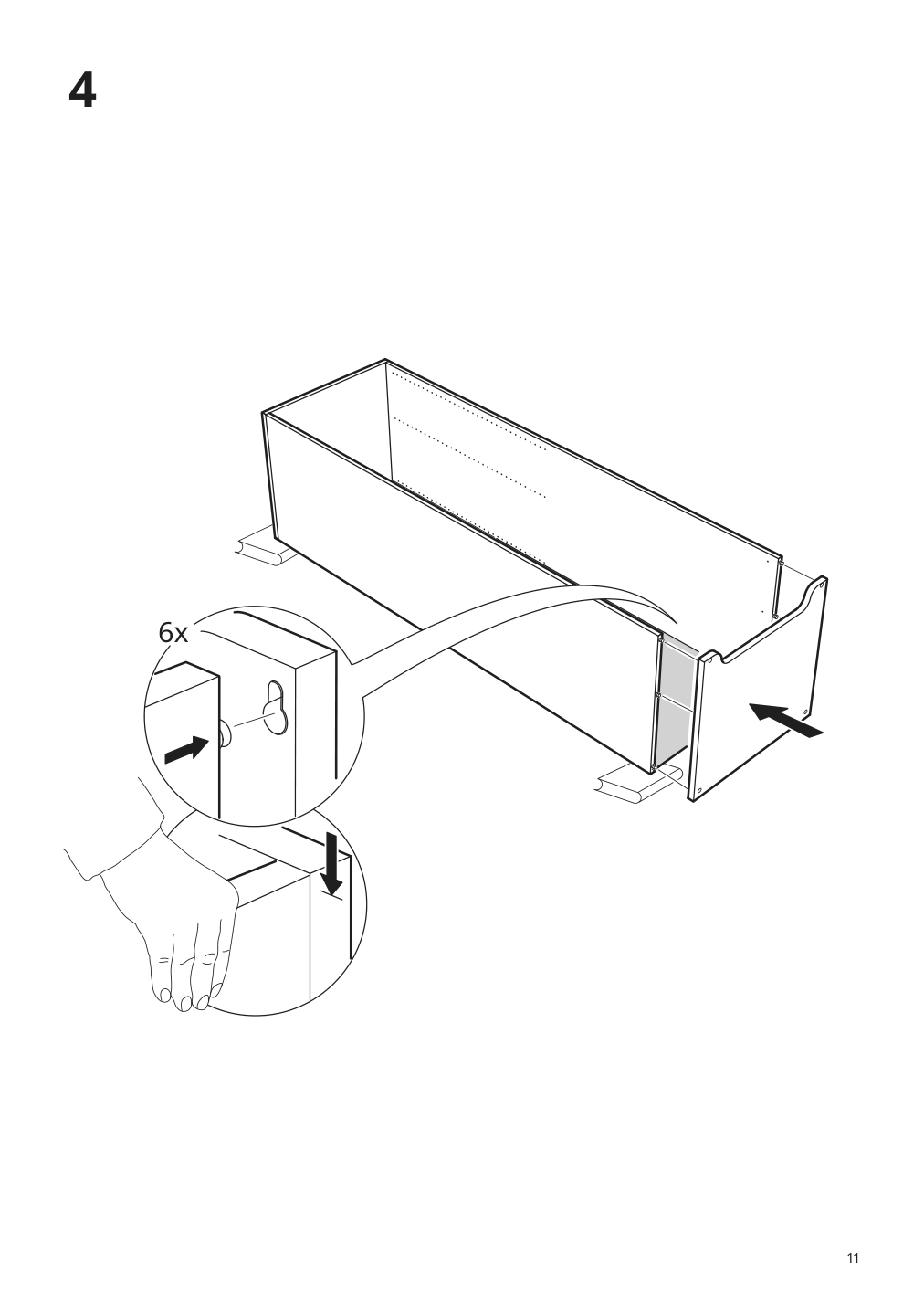 Assembly instructions for IKEA Smastad pull out storage unit white | Page 11 - IKEA SMÅSTAD / UPPFÖRA storage combination 994.319.96