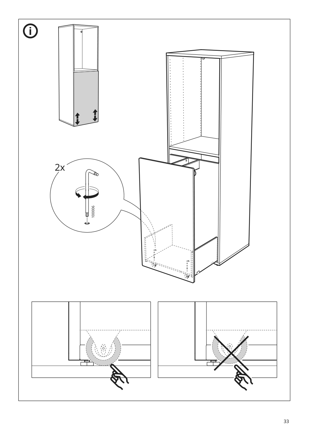 Assembly instructions for IKEA Smastad pull out storage unit white | Page 33 - IKEA SMÅSTAD / UPPFÖRA storage combination 994.319.44