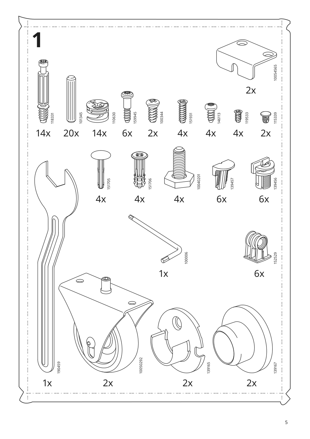 Assembly instructions for IKEA Smastad pull out storage unit white | Page 5 - IKEA SMÅSTAD / UPPFÖRA storage combination 994.319.44