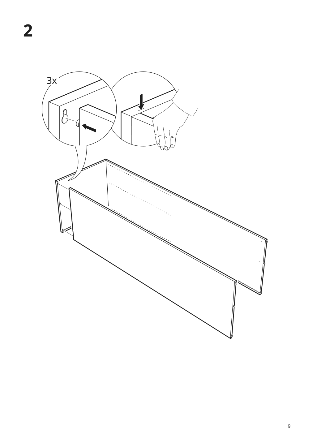 Assembly instructions for IKEA Smastad pull out storage unit white | Page 9 - IKEA SMÅSTAD / UPPFÖRA storage combination 094.319.91