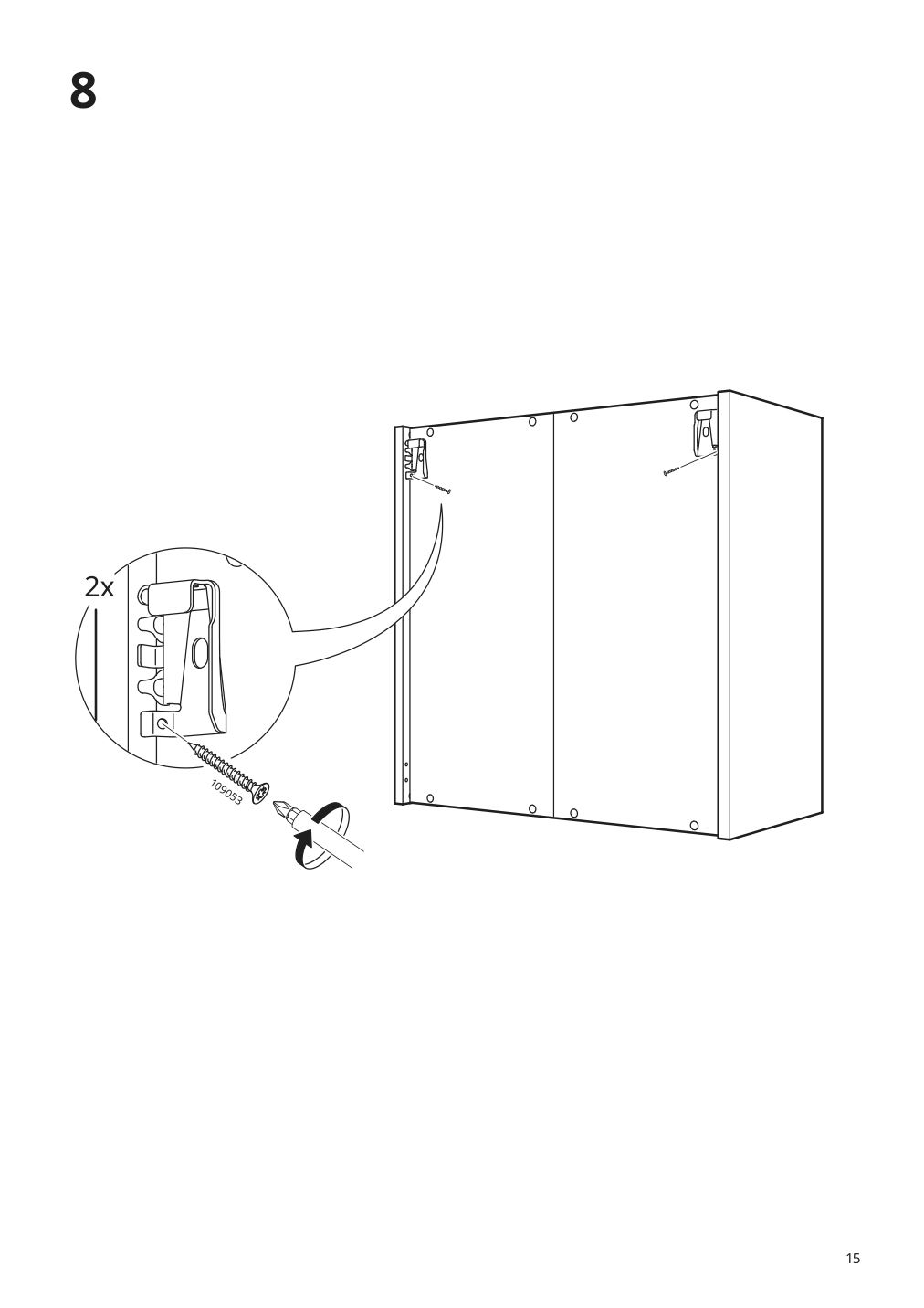 Assembly instructions for IKEA Smastad wall storage white | Page 15 - IKEA SMÅSTAD / UPPFÖRA storage combination 094.319.91