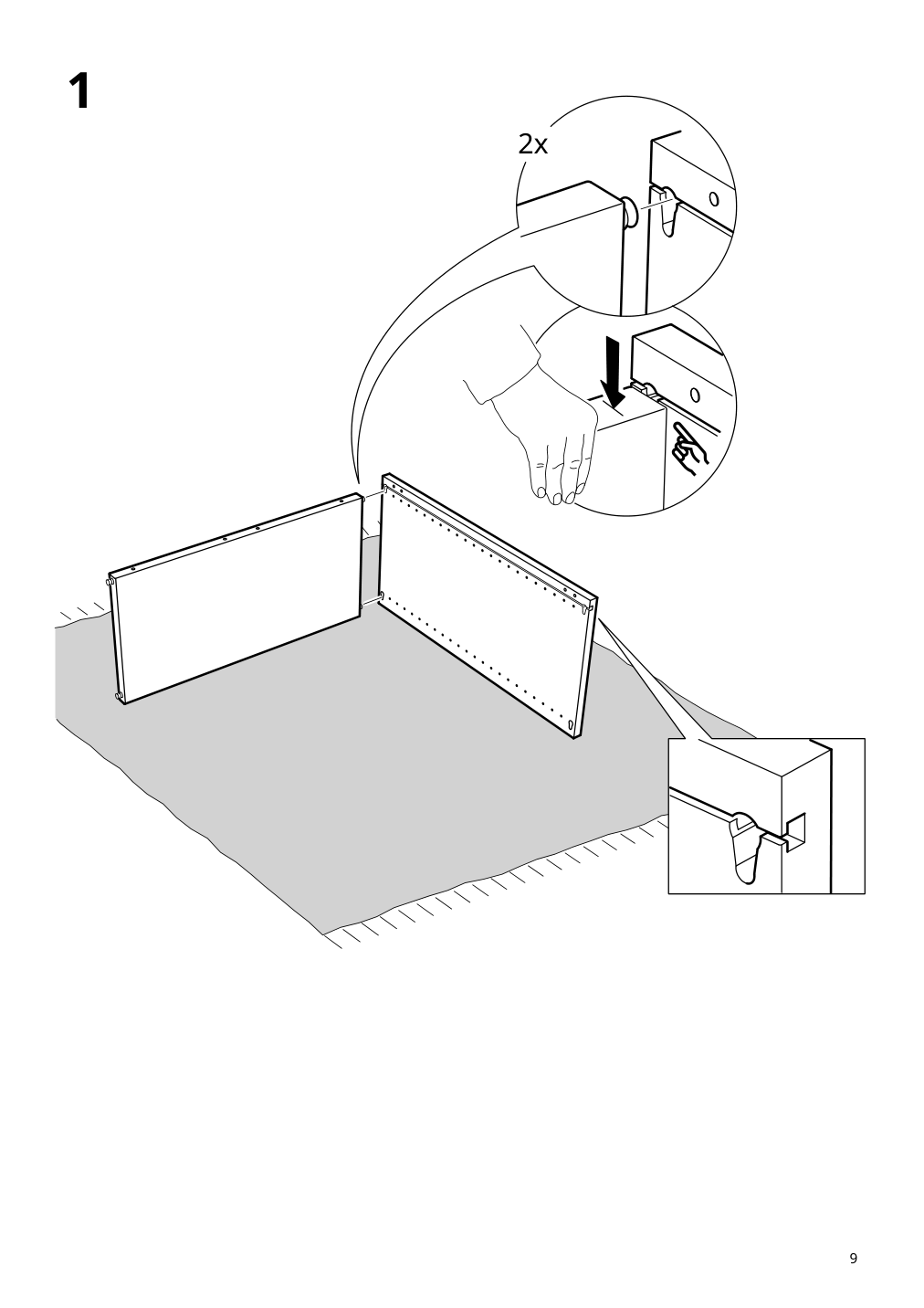 Assembly instructions for IKEA Smastad wall storage white | Page 9 - IKEA SMÅSTAD wall cabinet 093.899.54