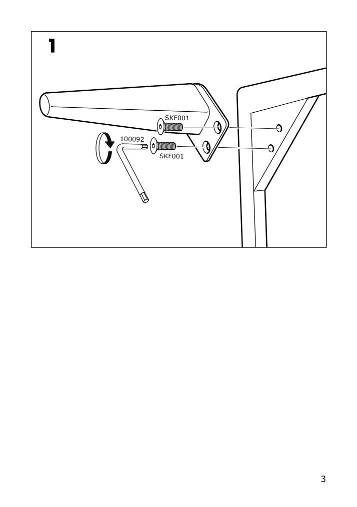 Assembly instructions for IKEA Smedstorp legs for sofa black | Page 3 - IKEA SMEDSTORP sofa with chaise 994.185.94