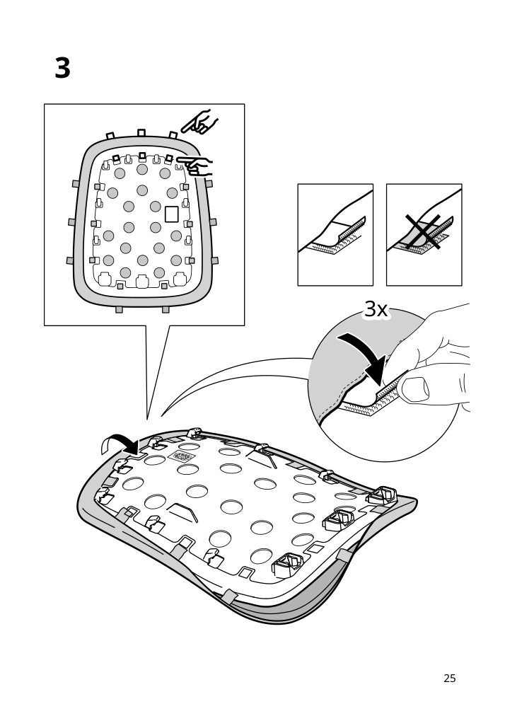 Assembly instructions for IKEA Smoerkull office chair with armrests graesnaes red | Page 25 - IKEA SMÖRKULL office chair with armrests 605.034.37