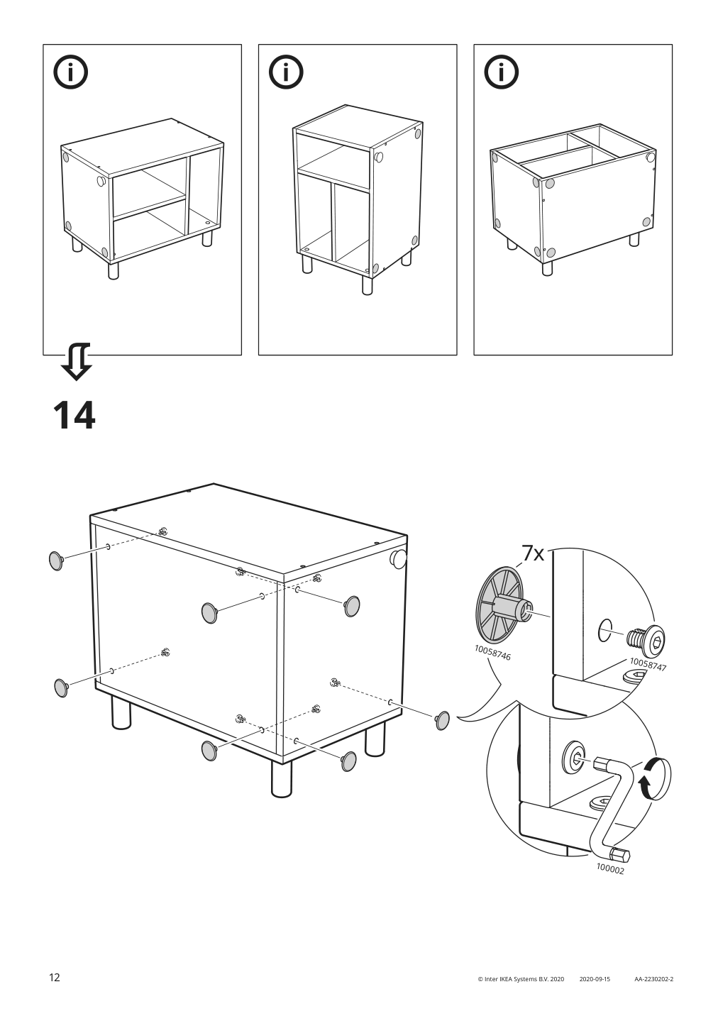 Assembly instructions for IKEA Smussla bedside table shelf unit white | Page 12 - IKEA SMUSSLA bedside table/shelf unit 904.694.89