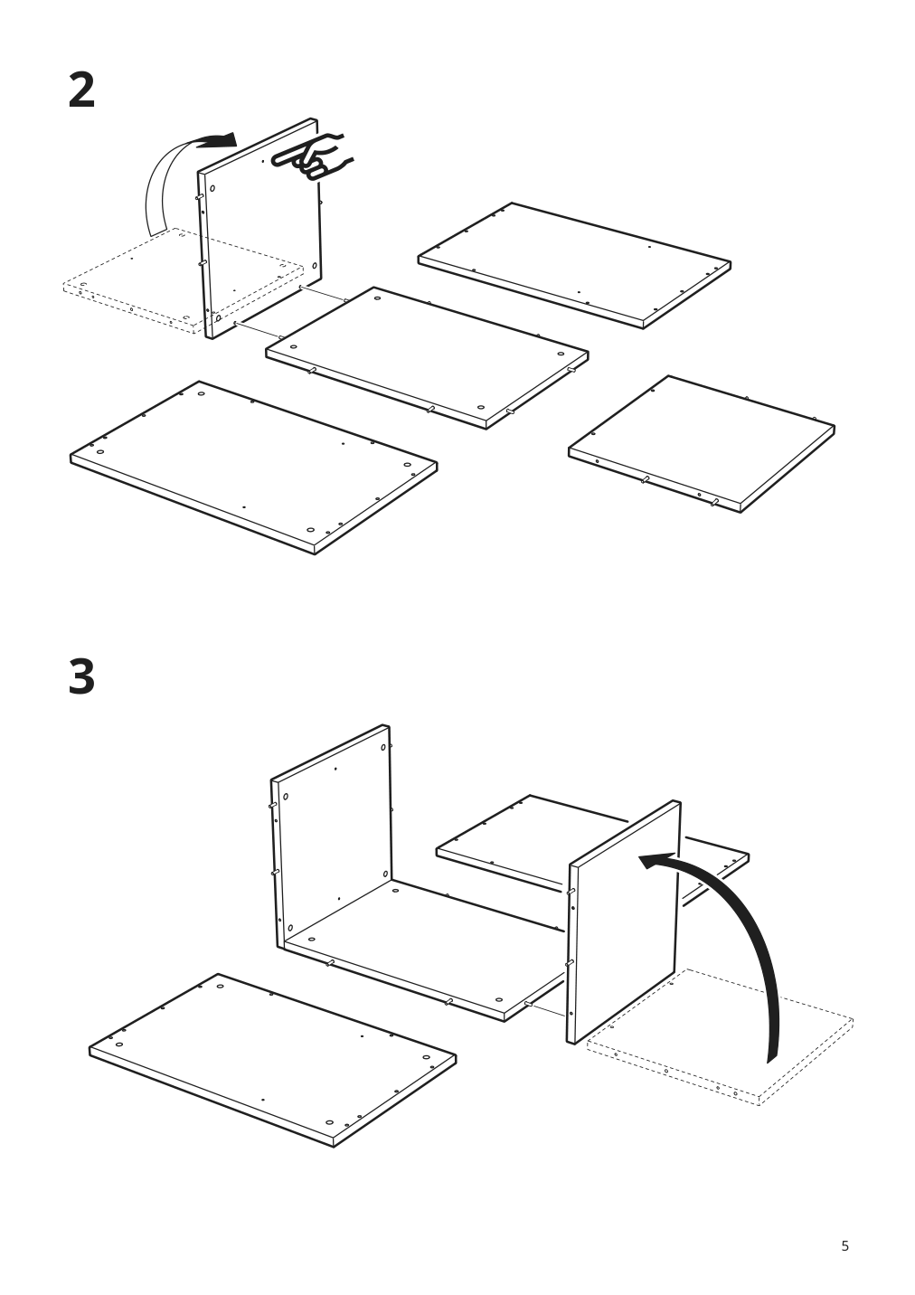 Assembly instructions for IKEA Smussla bedside table shelf unit white | Page 5 - IKEA SMUSSLA bedside table/shelf unit 904.694.89