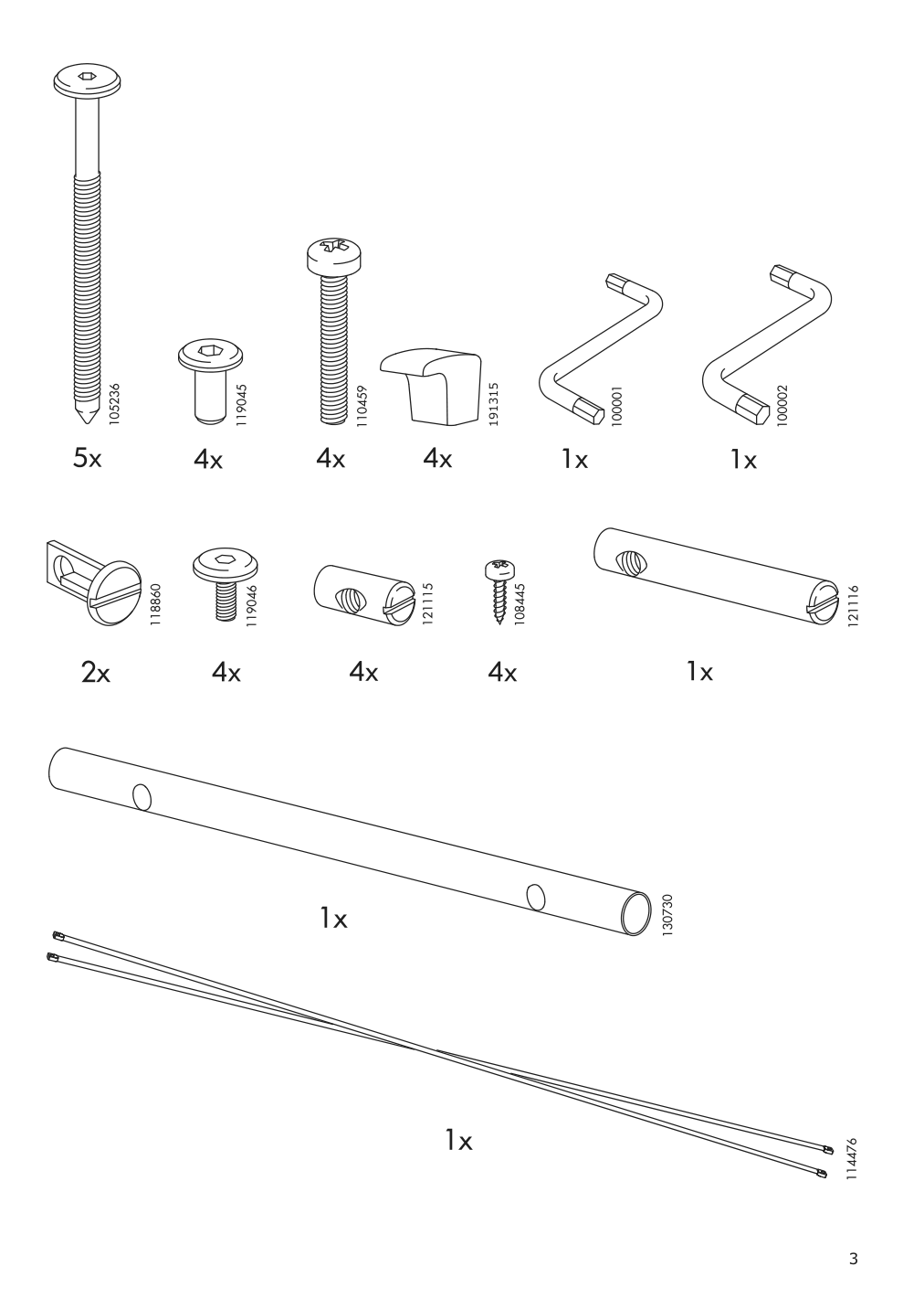 Assembly instructions for IKEA Sniglar bed frame and guard rail junior beech | Page 3 - IKEA SNIGLAR bed frame with slatted bed base 191.854.33