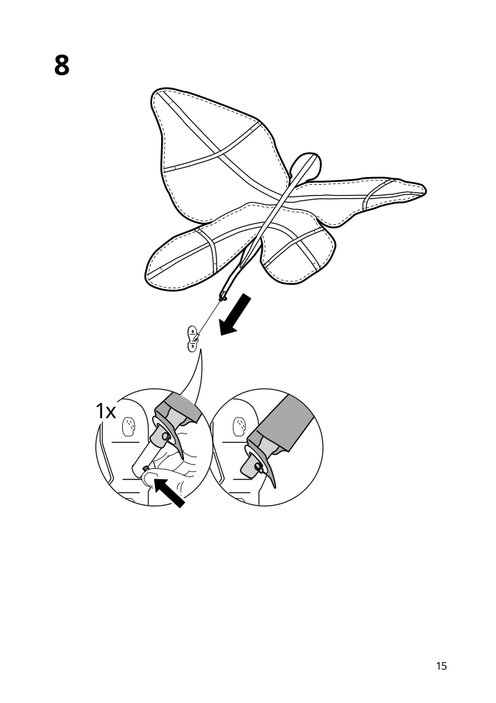 Assembly instructions for IKEA Snoefink bed canopy butterfly pink | Page 15 - IKEA SNÖFINK bed canopy 705.481.81