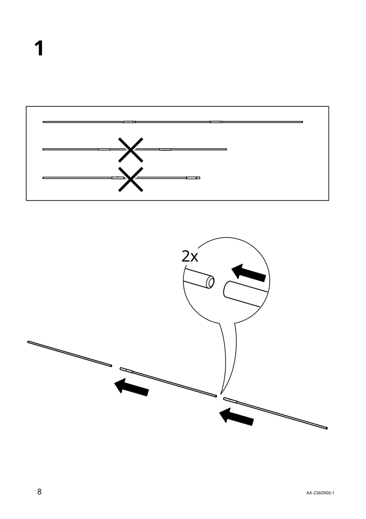 Assembly instructions for IKEA Snoefink bed canopy butterfly pink | Page 8 - IKEA SNÖFINK bed canopy 705.481.81