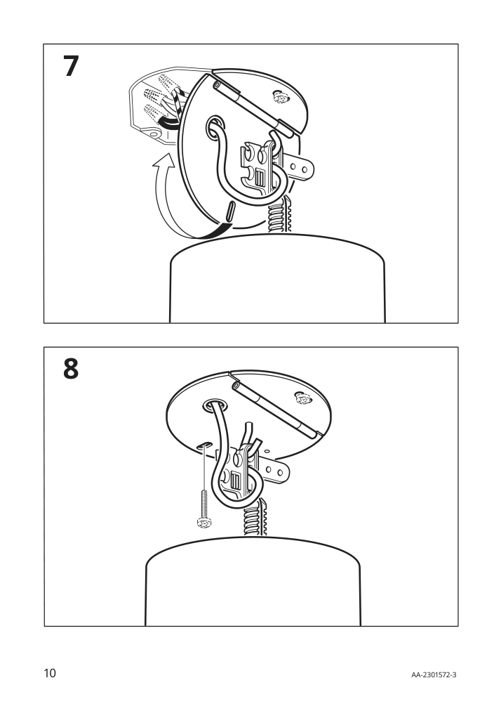 Assembly instructions for IKEA Soedakra pendant lamp birch | Page 10 - IKEA SÖDÅKRA pendant lamp 404.539.71