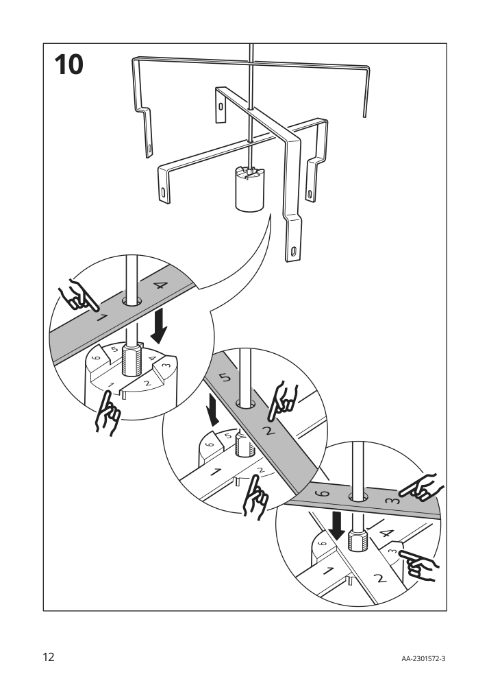 Assembly instructions for IKEA Soedakra pendant lamp birch | Page 12 - IKEA SÖDÅKRA pendant lamp 404.539.71