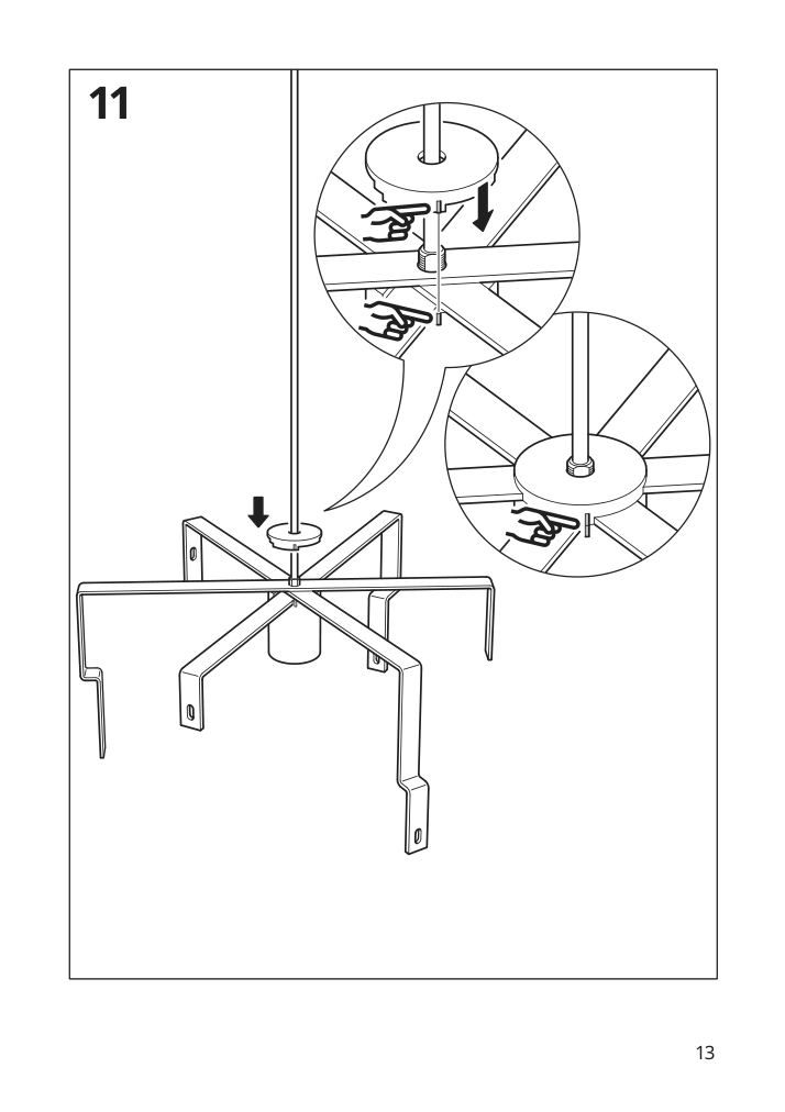 Assembly instructions for IKEA Soedakra pendant lamp birch | Page 13 - IKEA SÖDÅKRA pendant lamp 404.539.71