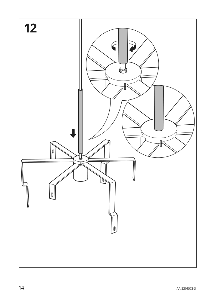 Assembly instructions for IKEA Soedakra pendant lamp birch | Page 14 - IKEA SÖDÅKRA pendant lamp 404.539.71