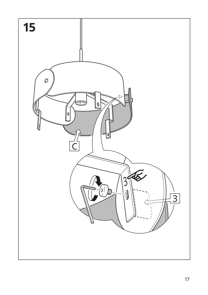 Assembly instructions for IKEA Soedakra pendant lamp birch | Page 17 - IKEA SÖDÅKRA pendant lamp 404.539.71