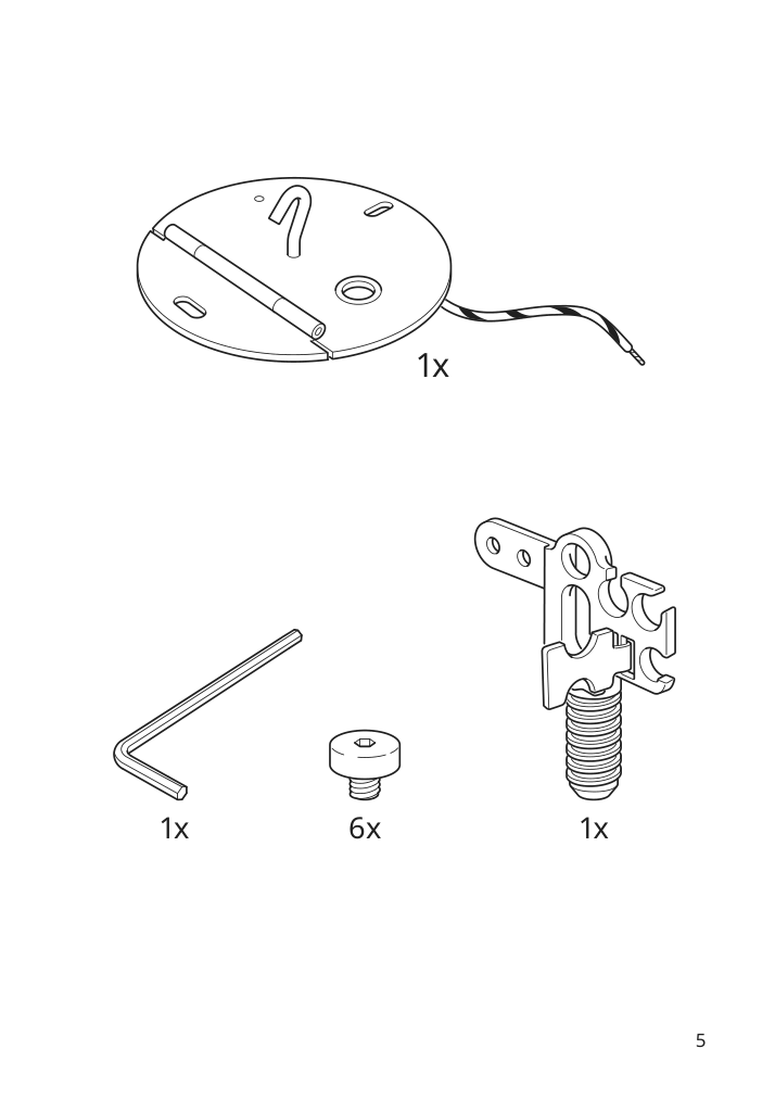 Assembly instructions for IKEA Soedakra pendant lamp birch | Page 5 - IKEA SÖDÅKRA pendant lamp 404.539.71