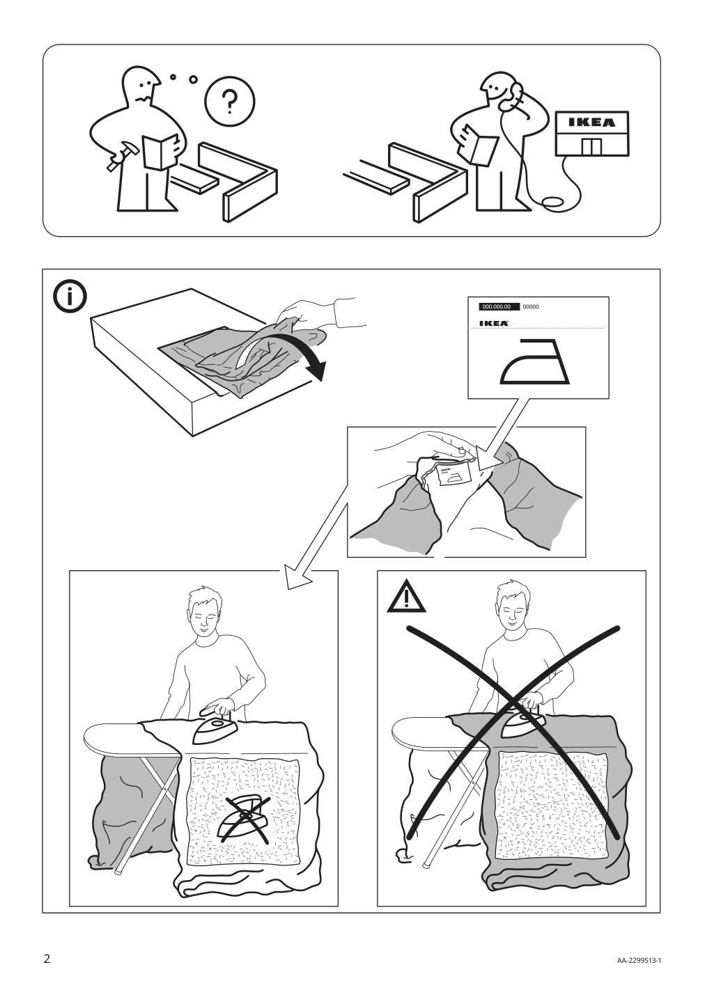 Assembly instructions for IKEA Soederhamn chaise cover gransel natural | Page 2 - IKEA SÖDERHAMN sectional, 4-seat with chaise 795.022.92