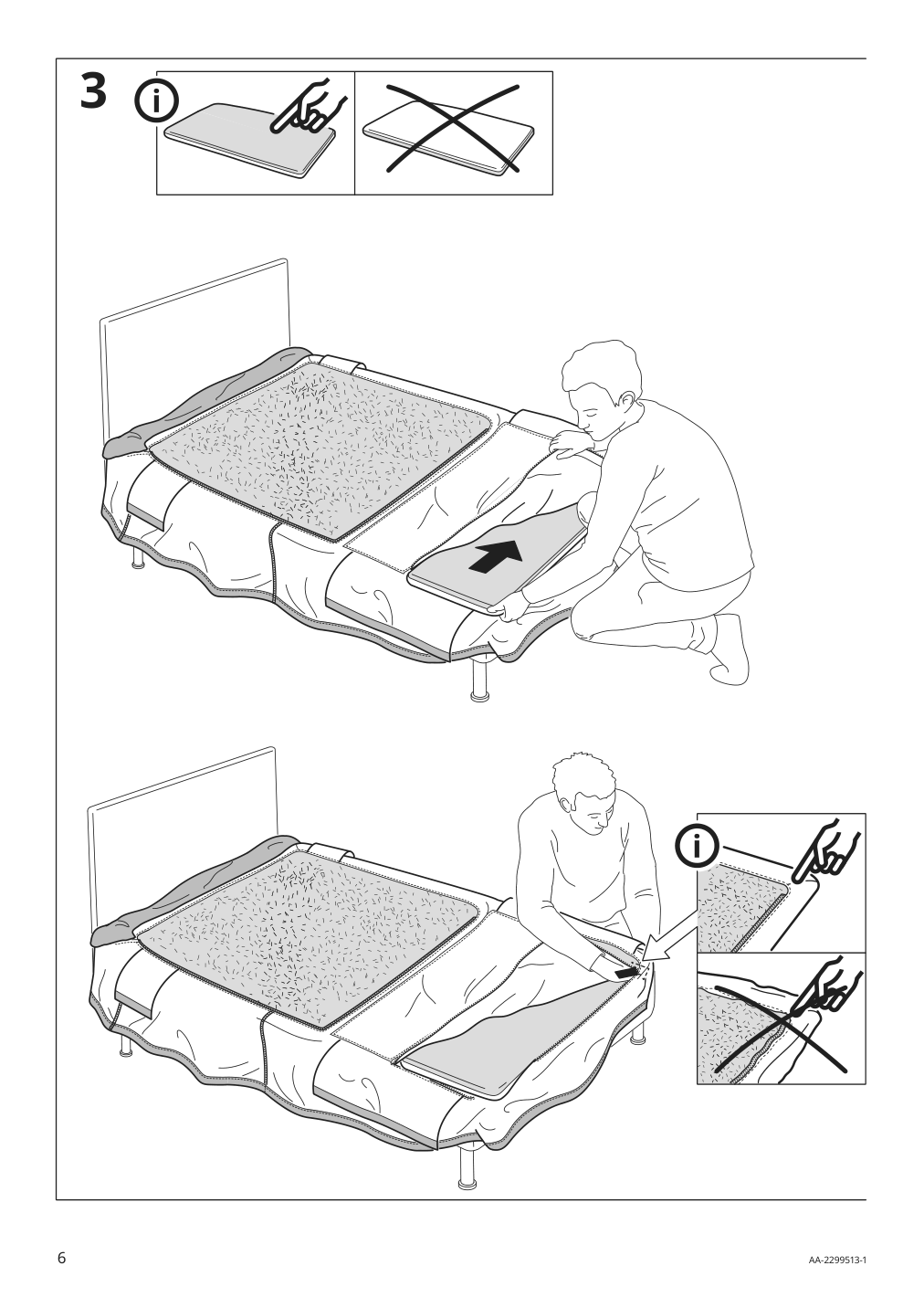 Assembly instructions for IKEA Soederhamn chaise cover gransel natural | Page 6 - IKEA SÖDERHAMN sectional, 3 seat 194.421.40