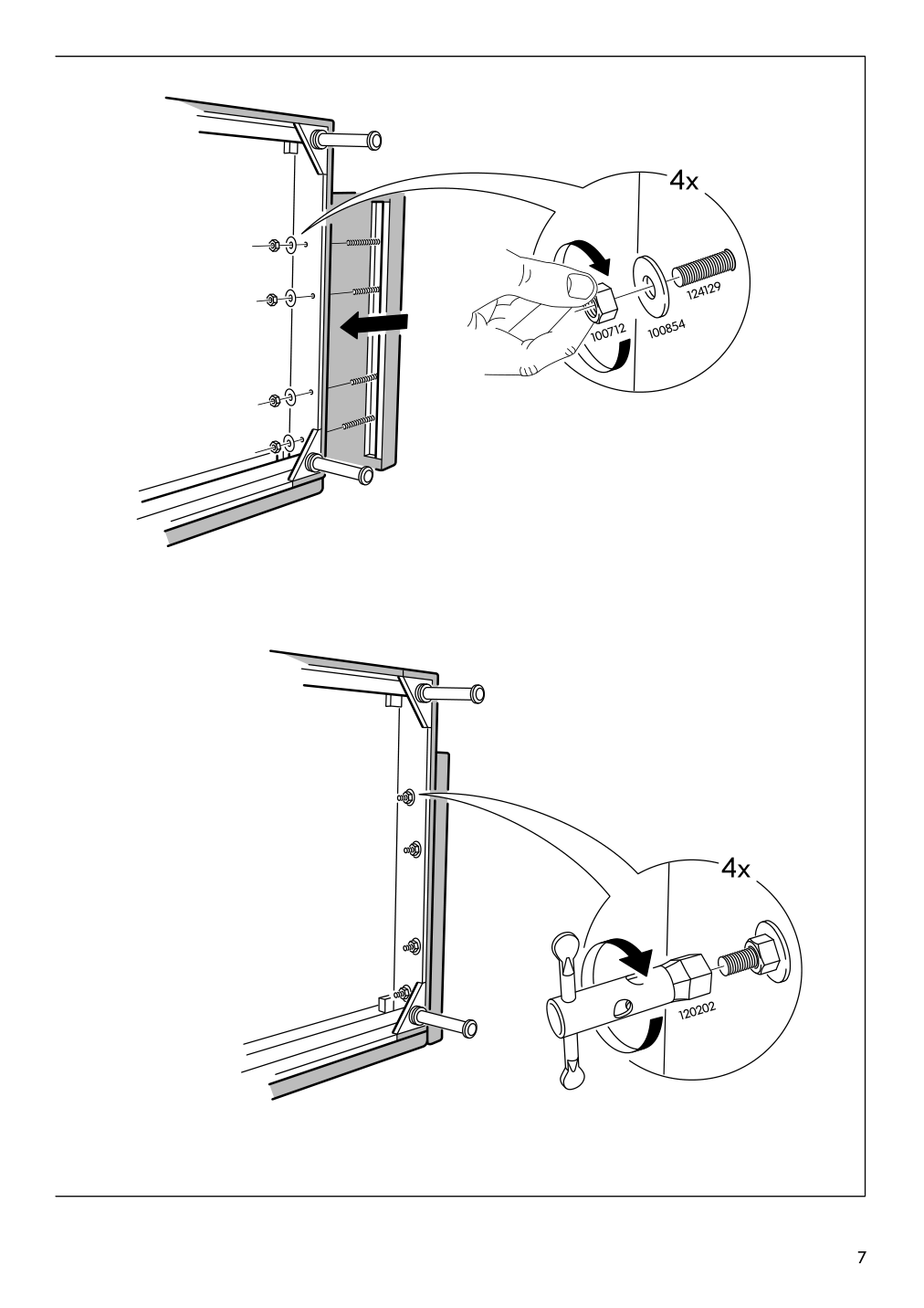 Assembly instructions for IKEA Soederhamn armrest frame | Page 7 - IKEA SÖDERHAMN sectional, 4-seat with chaise 694.306.39