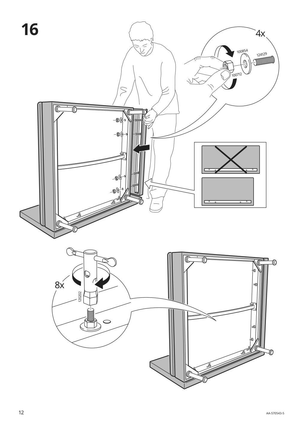 Assembly instructions for IKEA Soederhamn cover for corner section fridtuna dark gray | Page 12 - IKEA SÖDERHAMN sectional, 3-seat corner 594.495.83