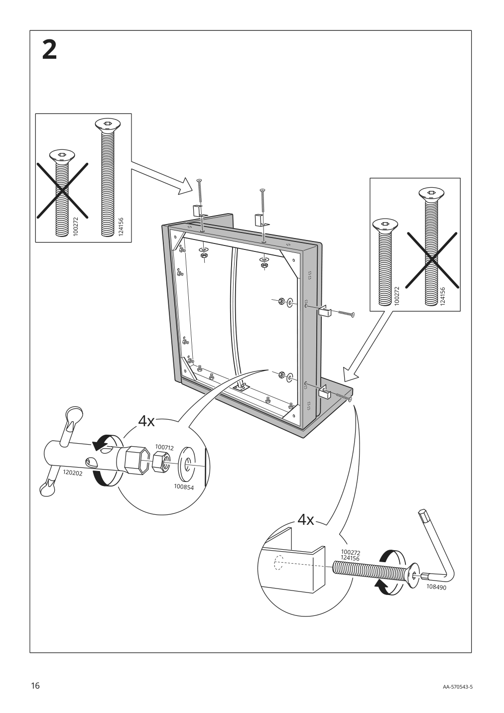 Assembly instructions for IKEA Soederhamn corner section frame | Page 16 - IKEA SÖDERHAMN sectional, 4-seat with chaise 494.496.11