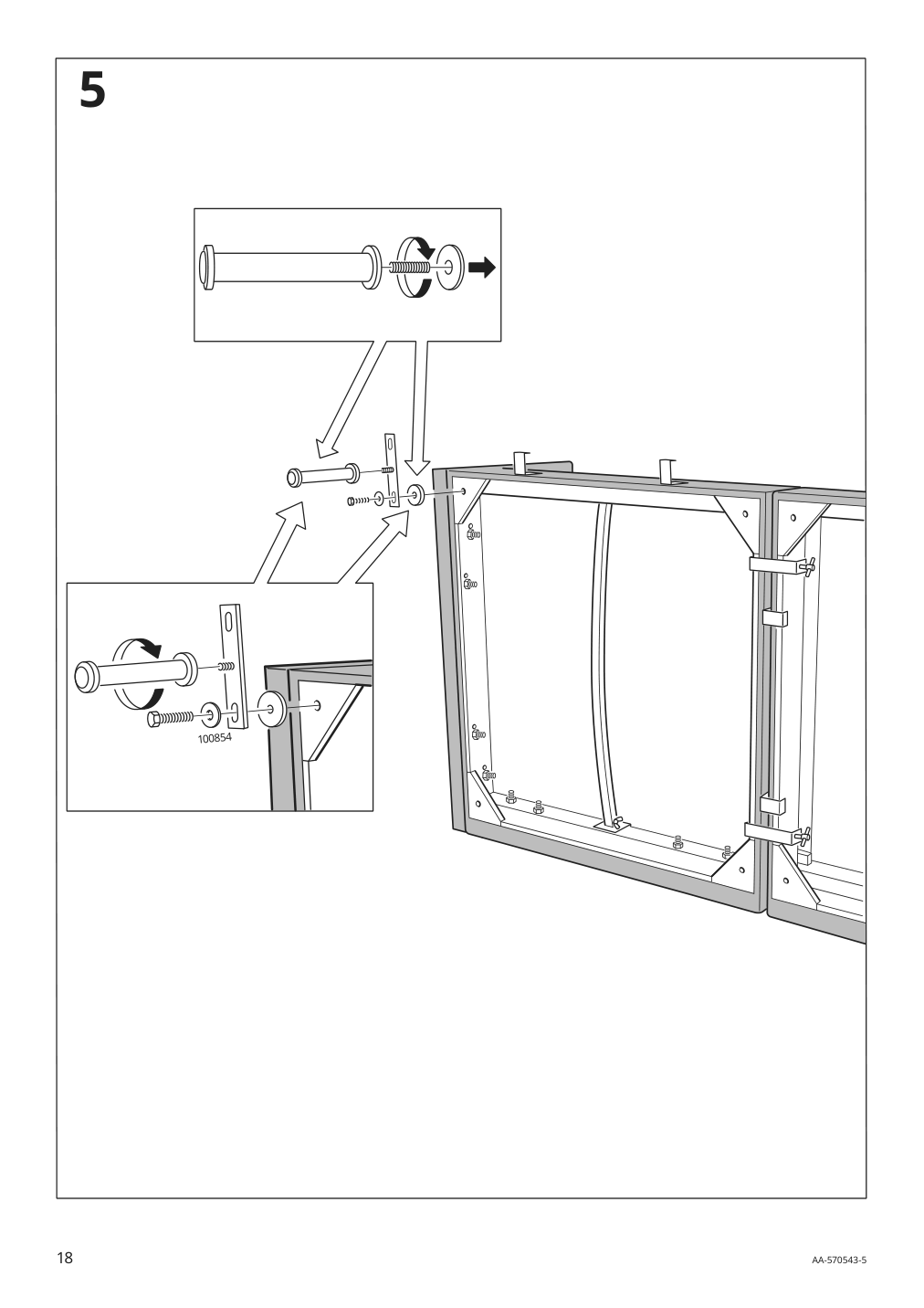 Assembly instructions for IKEA Soederhamn corner section frame | Page 18 - IKEA SÖDERHAMN sectional, 3-seat corner 794.496.57