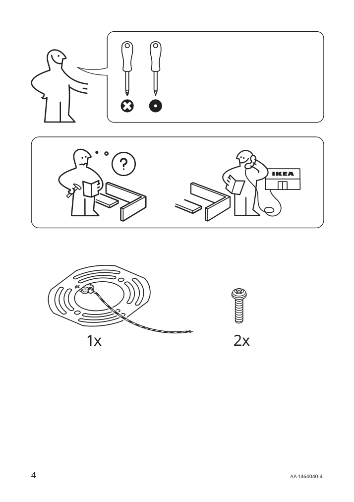 Assembly instructions for IKEA Soedersvik led ceiling lamp white glossy | Page 4 - IKEA SÖDERSVIK LED ceiling lamp 504.562.24