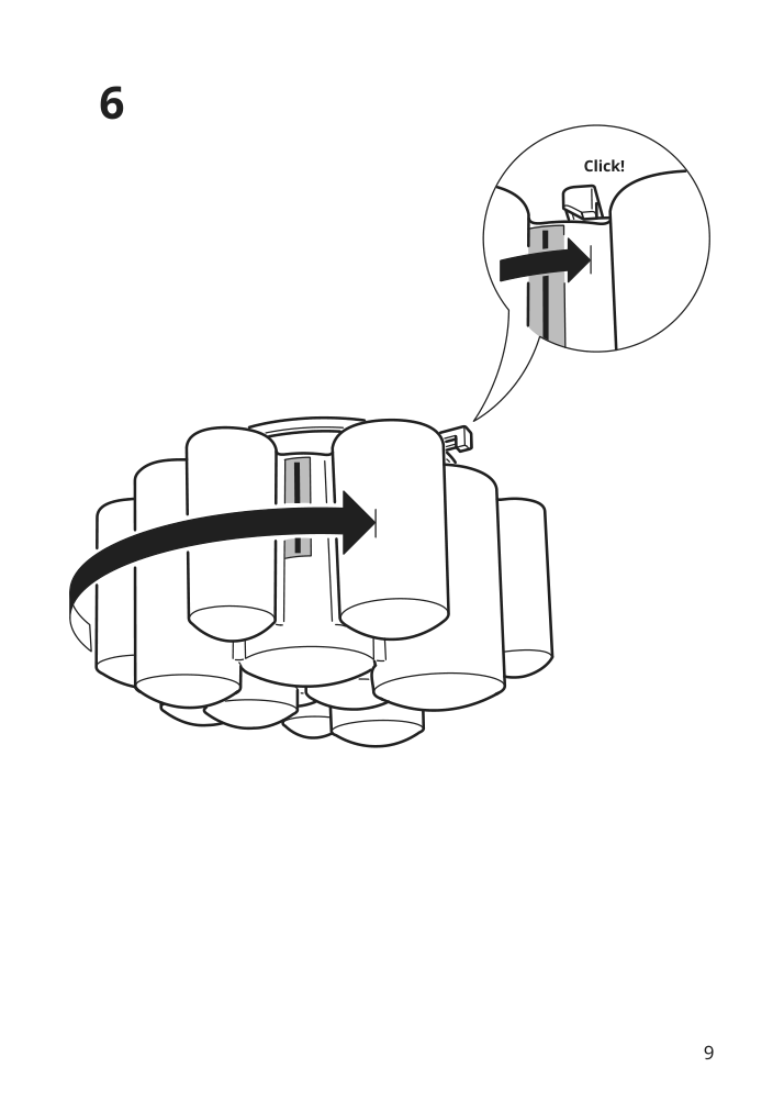 Assembly instructions for IKEA Soedersvik led ceiling lamp white glossy | Page 9 - IKEA SÖDERSVIK LED ceiling lamp 504.562.24