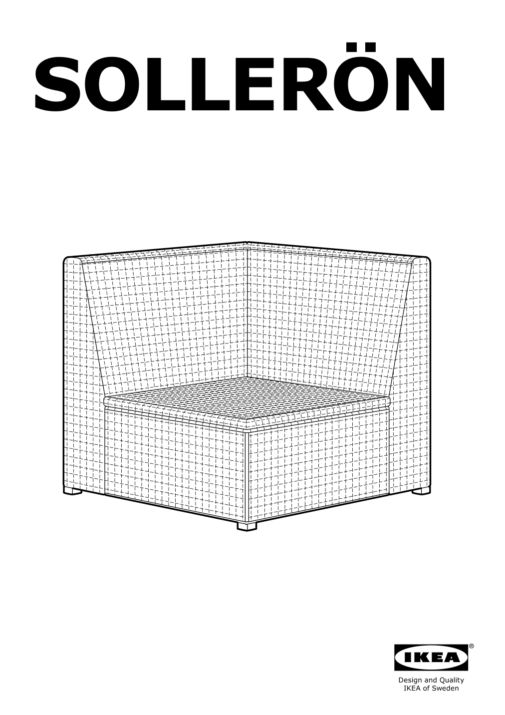 Assembly instructions for IKEA Solleroen corner section outdoor brown | Page 1 - IKEA SOLLERÖN modular corner sofa 3-seat, outdoor 592.526.56