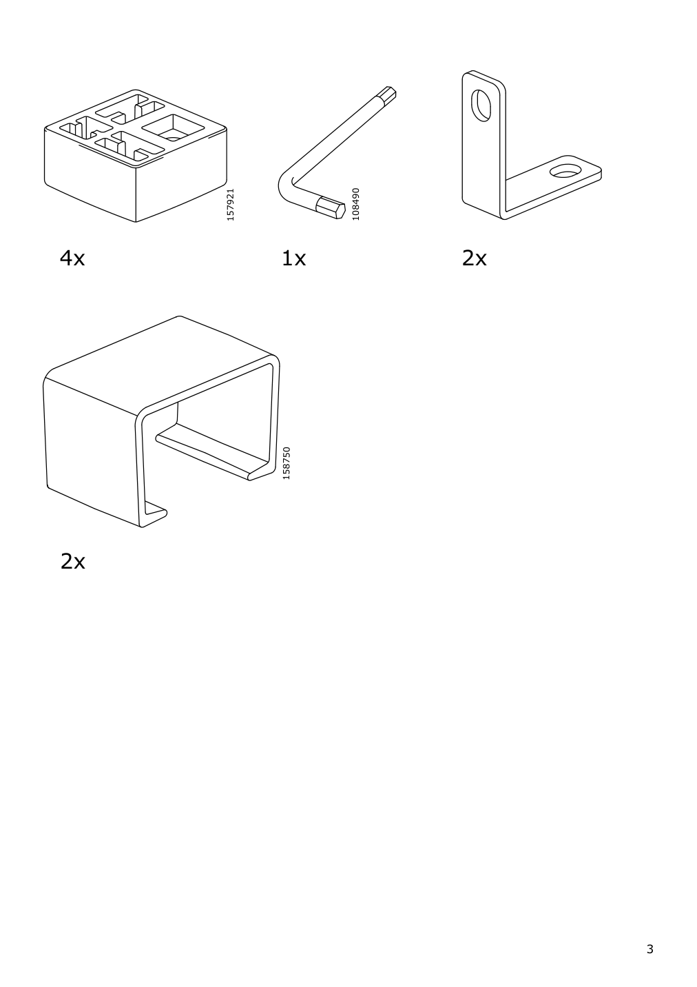 Assembly instructions for IKEA Solleroen corner section outdoor brown | Page 3 - IKEA SOLLERÖN modular corner sofa 3-seat, outdoor 592.526.56