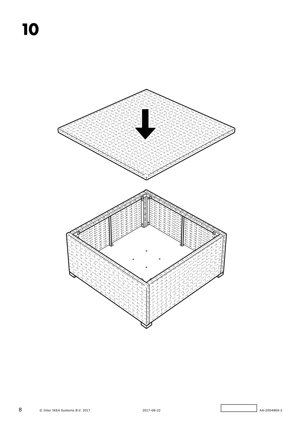 Assembly instructions for IKEA Solleroen stool outdoor brown | Page 8 - IKEA SOLLERÖN 3-seat modular sofa, outdoor 392.527.04