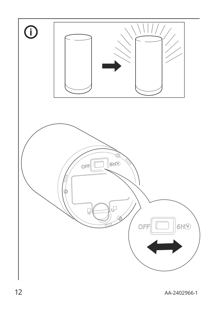 Assembly instructions for IKEA Solvinden led decorative light table outdoor battery operated white | Page 12 - IKEA SOLVINDEN LED decorative light, table 805.759.80