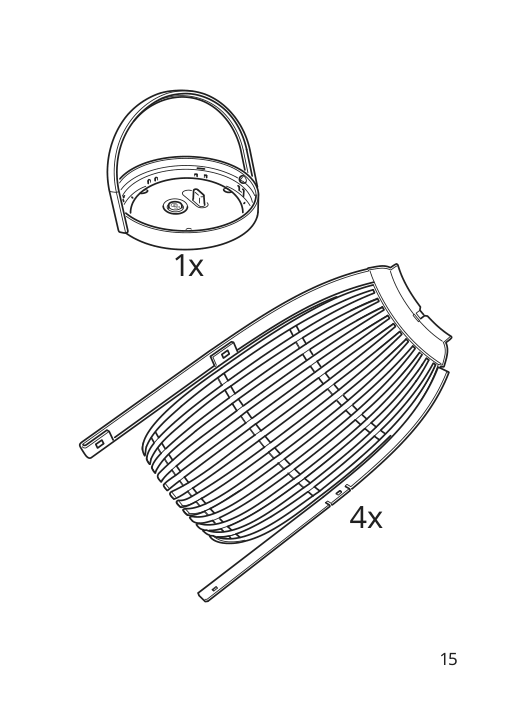 Assembly instructions for IKEA Solvinden led floor lamp battery operated outdoor | Page 15 - IKEA SOLVINDEN LED floor lamp 005.705.90