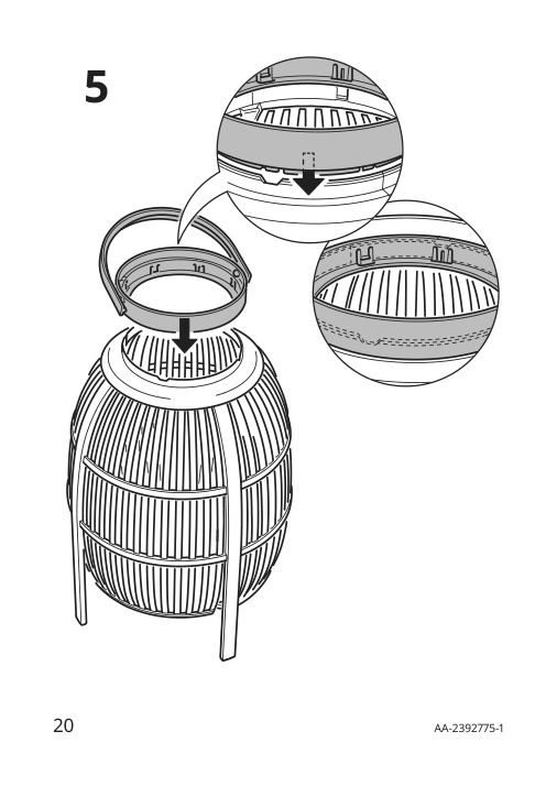 Assembly instructions for IKEA Solvinden led floor lamp battery operated outdoor | Page 20 - IKEA SOLVINDEN LED floor lamp 005.705.90