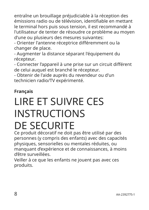 Assembly instructions for IKEA Solvinden led floor lamp battery operated outdoor | Page 8 - IKEA SOLVINDEN LED floor lamp 005.705.90