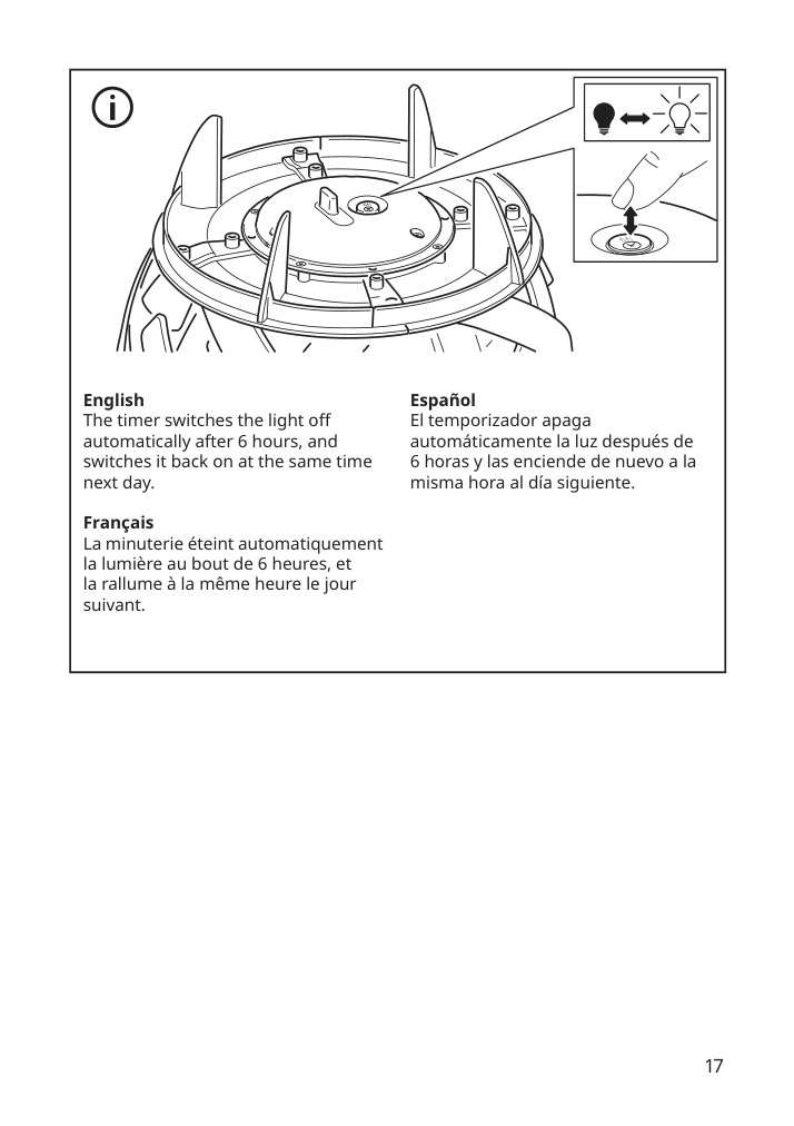 Assembly instructions for IKEA Solvinden led floor lamp battery operated outdoor | Page 17 - IKEA SOLVINDEN LED floor lamp 805.705.91