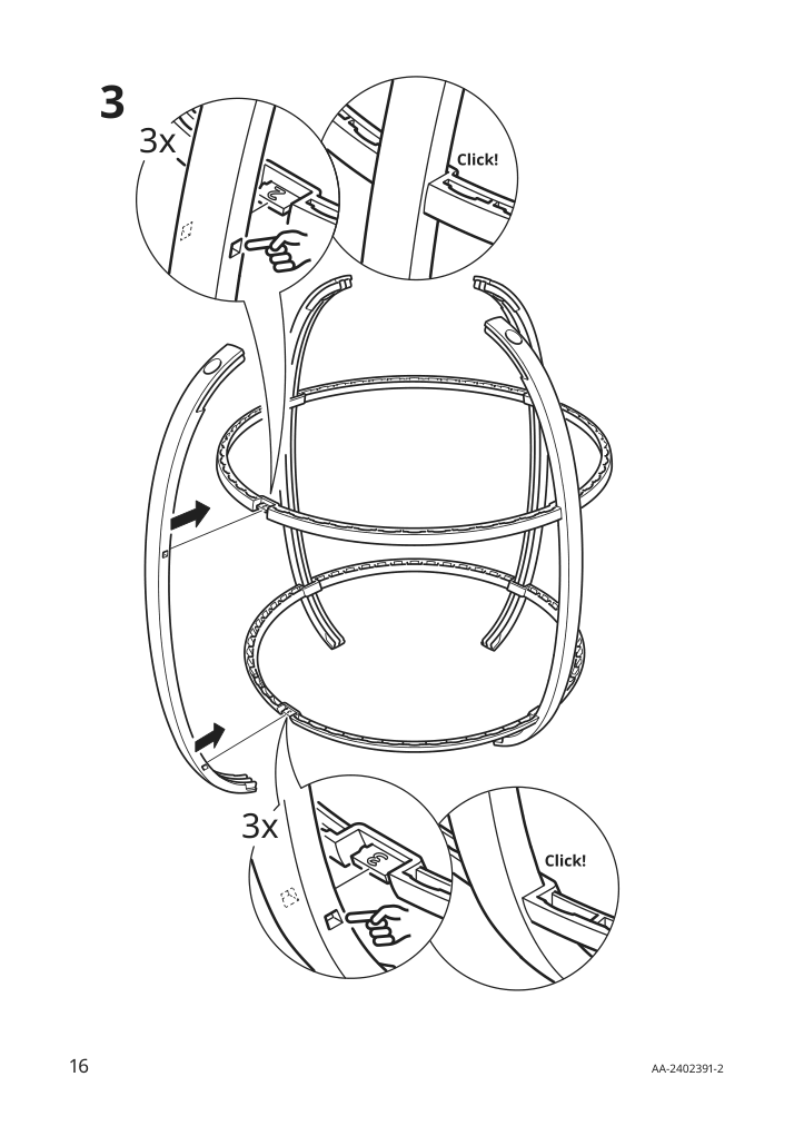 Assembly instructions for IKEA Solvinden led pendant lamp outdoor oval | Page 16 - IKEA SOLVINDEN LED pendant lamp 105.718.34