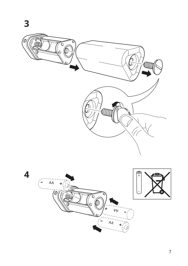 Assembly instructions for IKEA Solvinden led string light with 12 lights battery operated outdoor mini headlight blue | Page 7 - IKEA SOLVINDEN LED string light with 12 lights 204.845.82