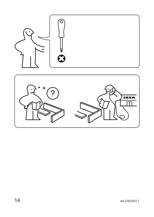 Assembly instructions for IKEA Solvinden led table lamp battery operated outdoor cone shaped white | Page 14 - IKEA SOLVINDEN LED table lamp 705.718.88