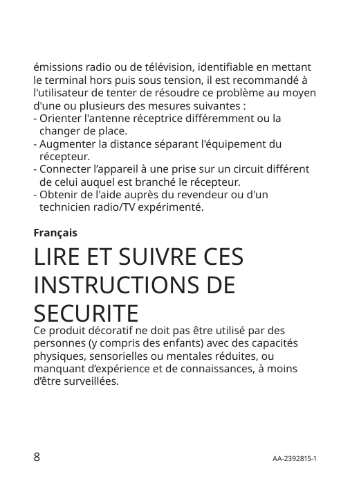 Assembly instructions for IKEA Solvinden led table lamp battery operated outdoor green | Page 8 - IKEA SOLVINDEN LED table lamp 805.718.97