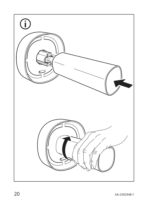 Assembly instructions for IKEA Solvinden led table lamp battery operated outdoor white | Page 20 - IKEA SOLVINDEN LED table lamp 405.719.03